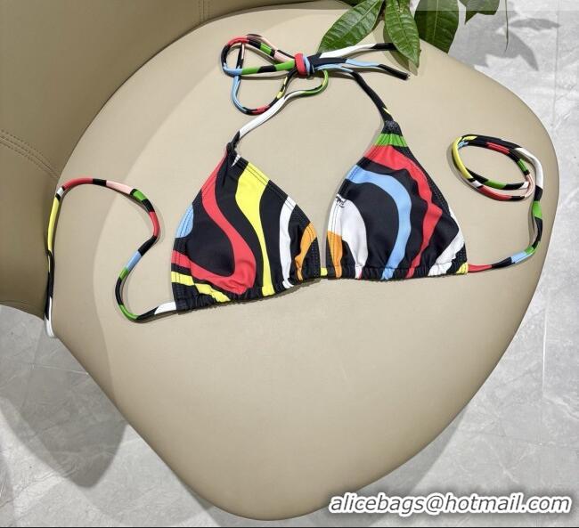 Unique Grade Pucci Swimwear P030616 Black/Red 2026