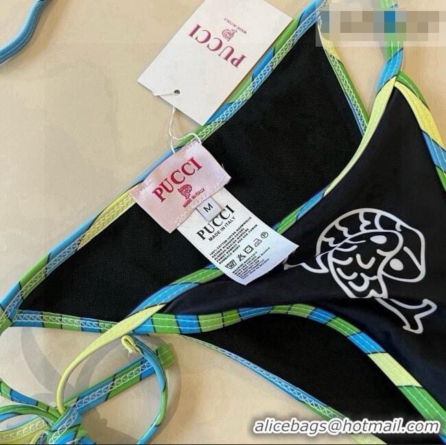 ​Good Taste Pucci Swimwear P030621 Black/Green 2026