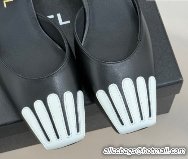 Good Quality Chanel Calfskin & Patent Leather Mary Janes Pumps CH030604 Black 2026