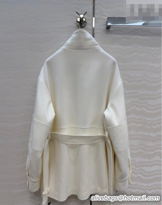 Famous Brand Loro Piana LP Lismore Coat 0311 White 2026