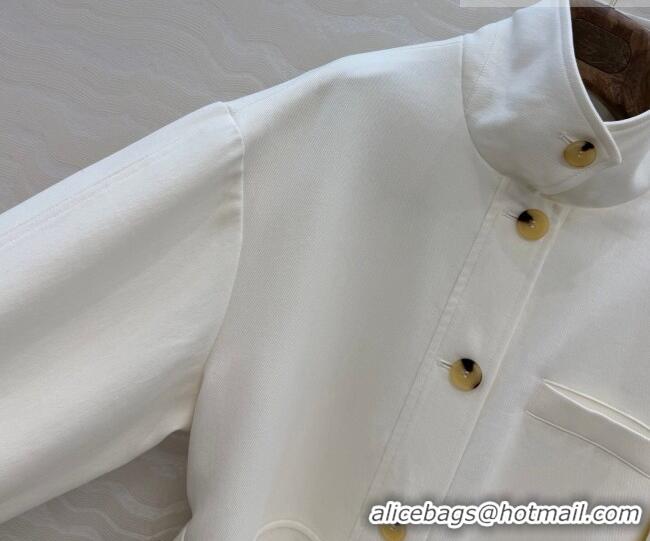 Famous Brand Loro Piana LP Lismore Coat 0311 White 2026