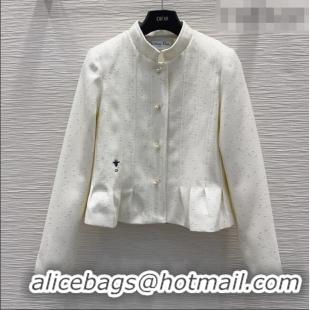 Top Grade Dior Wool Cotton Jacket DR031002 White 2026