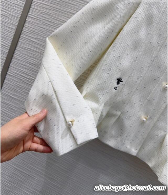 Top Grade Dior Wool Cotton Jacket DR031002 White 2026