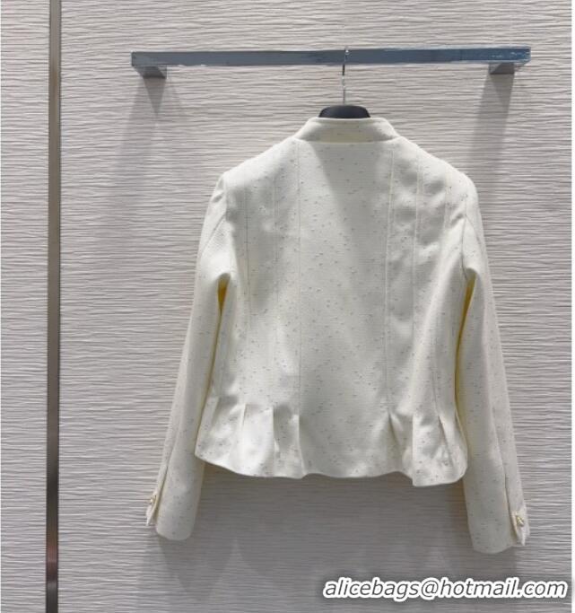Top Grade Dior Wool Cotton Jacket DR031002 White 2026