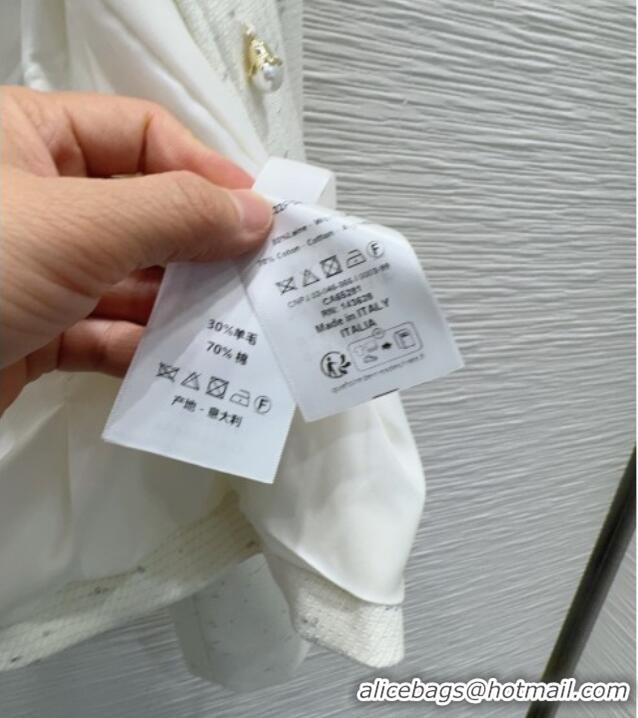 Top Grade Dior Wool Cotton Jacket DR031002 White 2026
