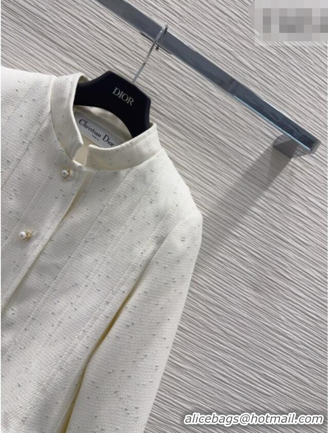 Top Grade Dior Wool Cotton Jacket DR031002 White 2026