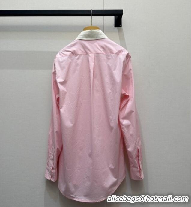 Top Grade Miu Miu Long Shirt MM031008 Pink 2026