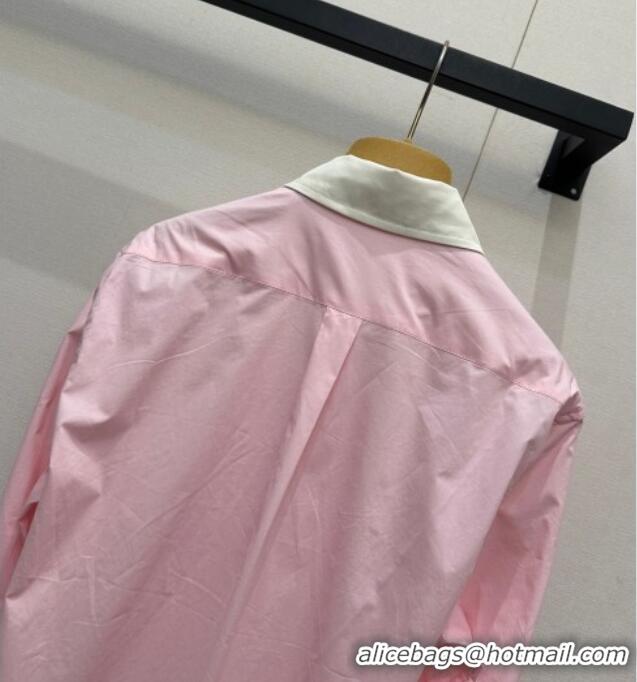 Top Grade Miu Miu Long Shirt MM031008 Pink 2026