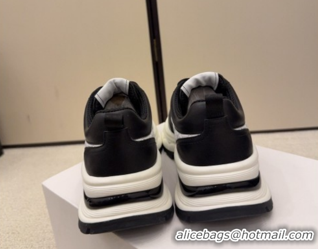 Best Grade Chanel Quilted Calfskin Leather Platform Sneakers CH030608 White/Black2 2026