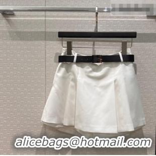 ​Best Product Miu Miu Mini Skirt Shorts 0310 White 2026