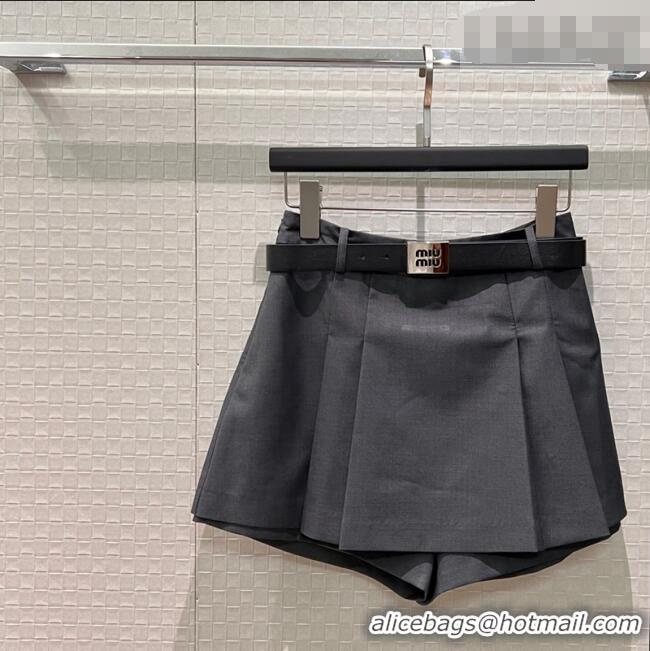 Traditional Specials Miu Miu Mini Skirt Shorts 0310 Grey 2026