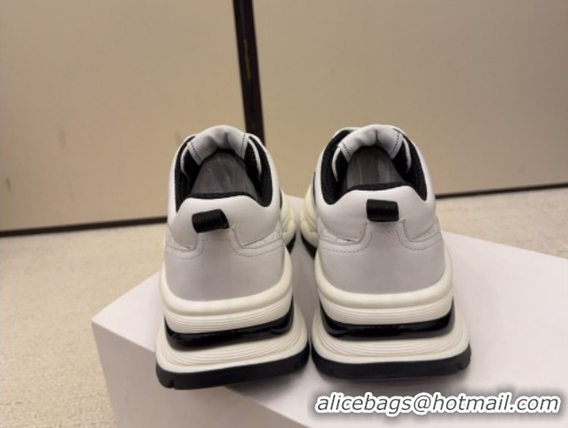 Top Design Chanel Quilted Calfskin Leather Platform Sneakers CH030608 White3 2026