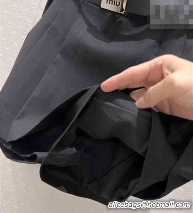 Grade Quality Miu Miu Mini Skirt Shorts 0310 Black 2026