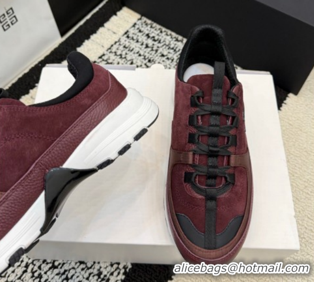 Best Product Chanel Calfskin Leather & Suede Sneakers G47010 Burgundy 2026