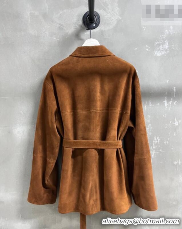 Fashion Discount Miu Miu Suede Jacket 0310 Gold-Tone 2026