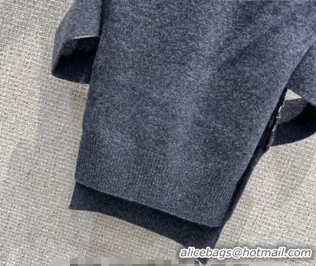 ​Super Quality Miu Miu Cashmere Knit Vest 0310 Grey 2026