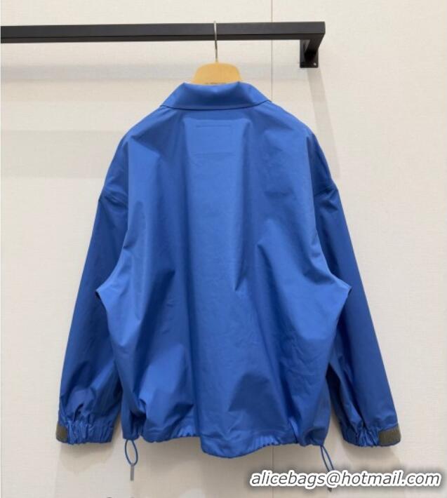 ​Reasonable Price Miu Miu Nylon Jacket MM031001 Blue 2026