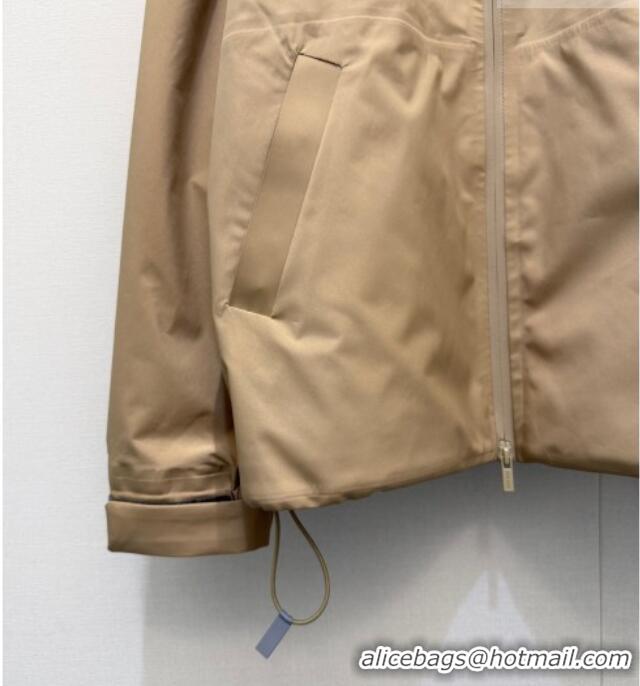 Luxury Discount Miu Miu Nylon Jacket MM031001 Beige 2026