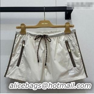Grade Promotional Miu Miu Nylon Shorts MM031003 Khaki 2026
