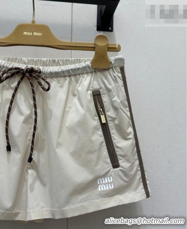Grade Promotional Miu Miu Nylon Shorts MM031003 Khaki 2026