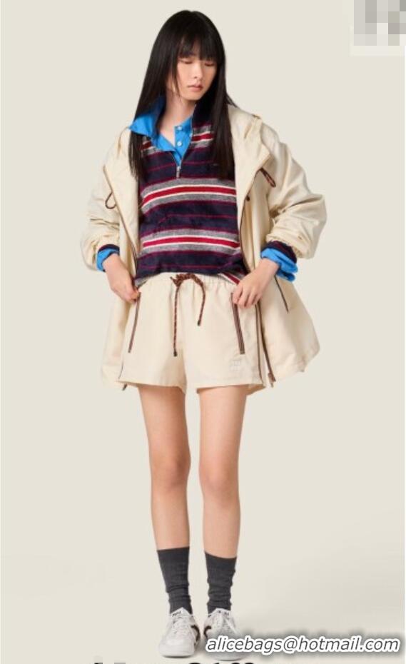 Grade Promotional Miu Miu Nylon Shorts MM031003 Khaki 2026