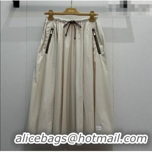 ​Most Popular Miu Miu Nylon Skirt MM031003 Khaki 2026