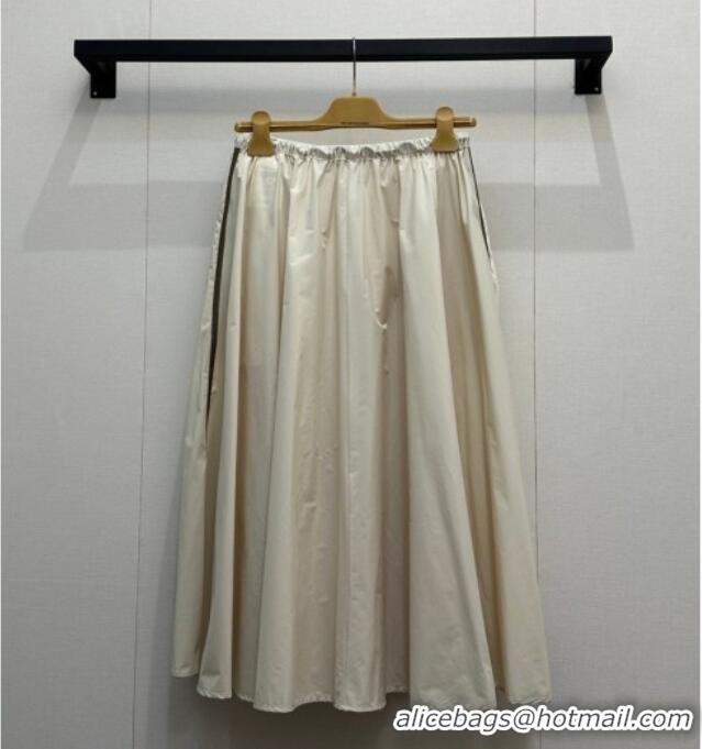 ​Most Popular Miu Miu Nylon Skirt MM031003 Khaki 2026