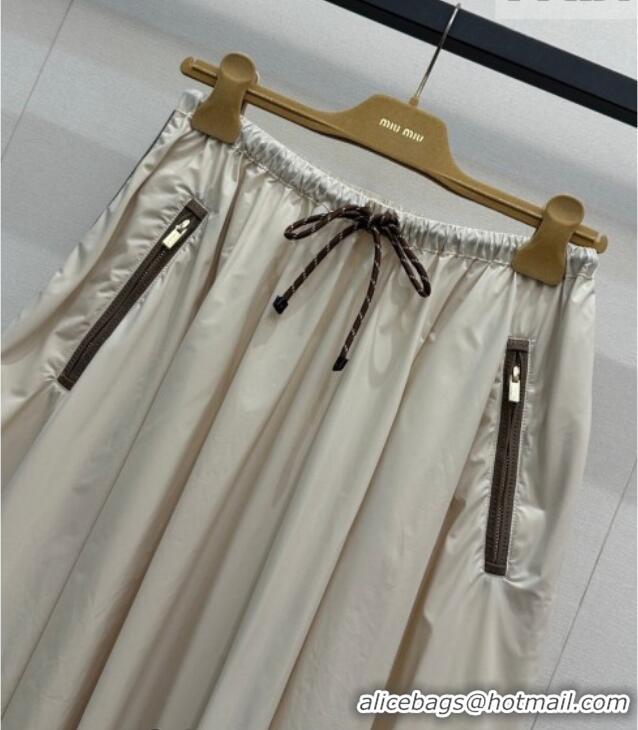 ​Most Popular Miu Miu Nylon Skirt MM031003 Khaki 2026