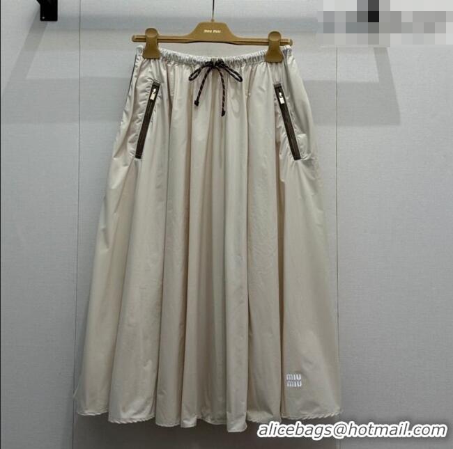 ​Most Popular Miu Miu Nylon Skirt MM031003 Khaki 2026