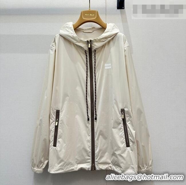 Best Price Miu Miu Nylon Jacket MM031003 Khaki 2026