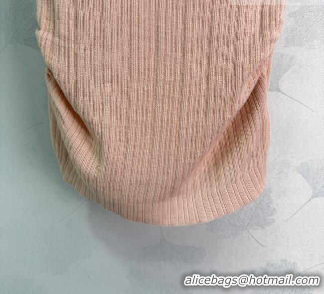 Buy Discount Miu Miu Wool Knit Vest MM031006 Light Pink 2026