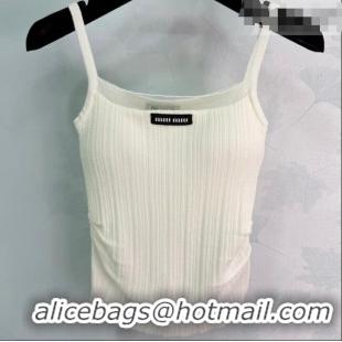 ​Top Quality Miu Miu Wool Knit Vest MM031006 White 2026