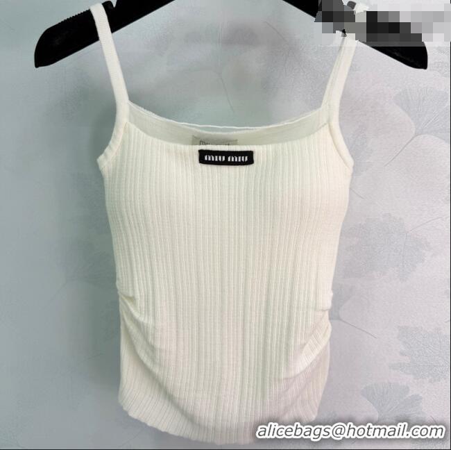 ​Top Quality Miu Miu Wool Knit Vest MM031006 White 2026
