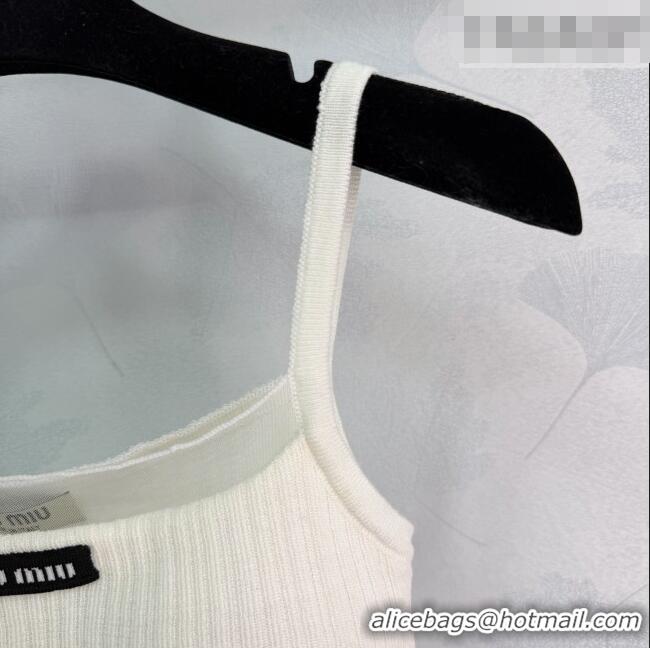 ​Top Quality Miu Miu Wool Knit Vest MM031006 White 2026