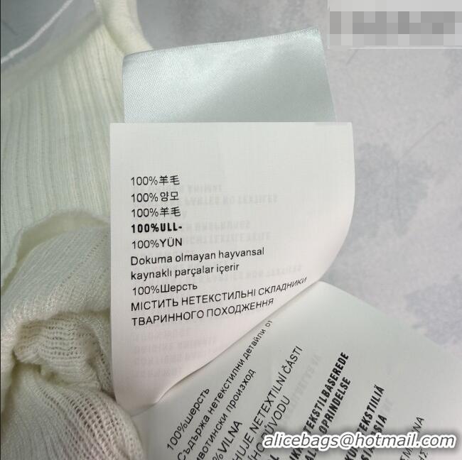 ​Top Quality Miu Miu Wool Knit Vest MM031006 White 2026