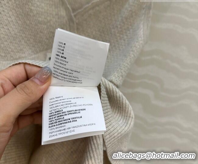 Most Popular Miu Miu Cotton Knit Long Vest MM031007 Grey 2026