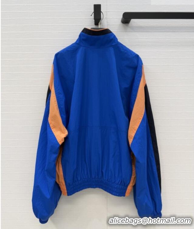 Buy New Cheap Saint Laurent CASSANDRE Windbreaker in Nylon S031003 Blue 2026