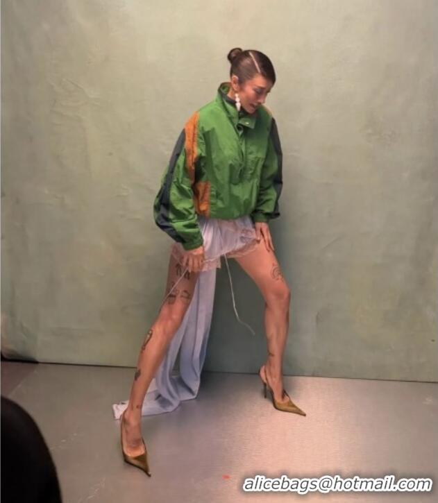 Top Quality Saint Laurent CASSANDRE Windbreaker in Nylon S031004 Green 2026