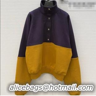 Top Quality Saint Laurent Cotton Sweatshirt S031005 Brown 2026