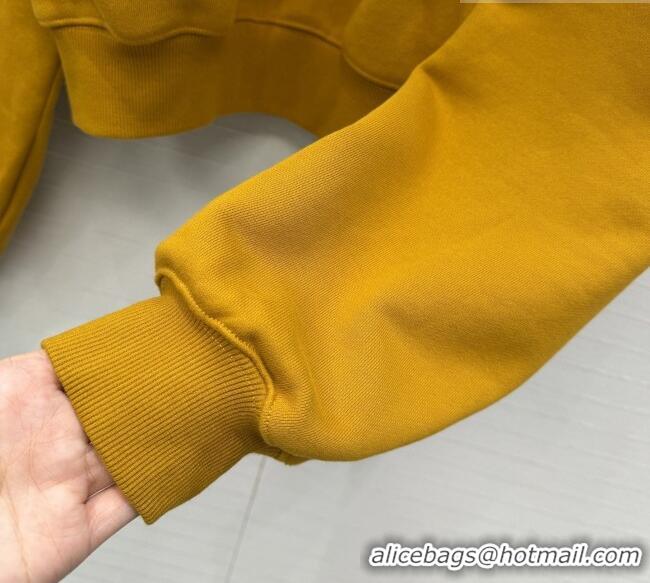 Top Quality Saint Laurent Cotton Sweatshirt S031005 Brown 2026