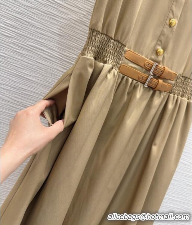Famous Brand Prada Long Dress P031011 Brown 2026