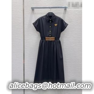 Buy Cheap Prada Long Dress P031012 Black 2026