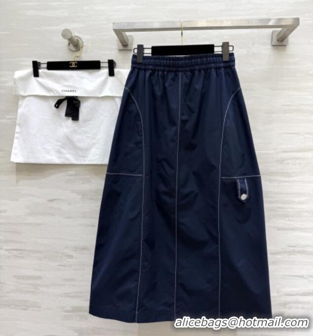 Well Crafted Chanel Denim Skirt CH031008 Blue 2026