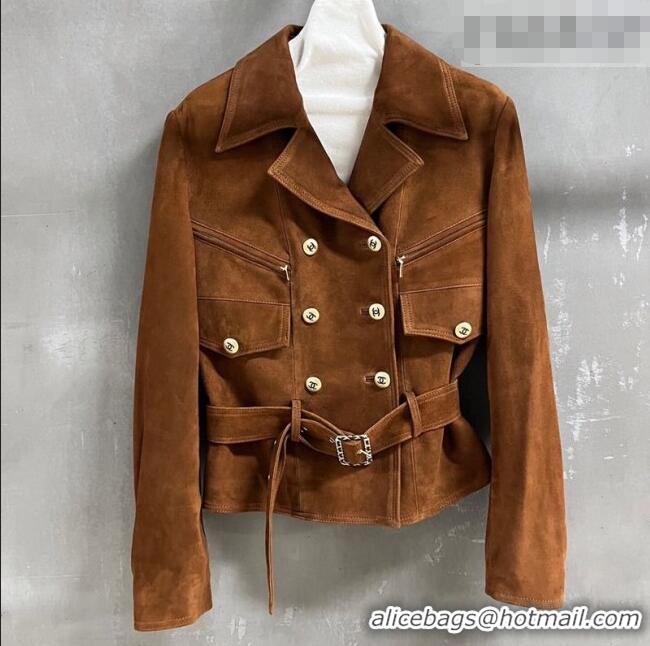 Market Sells Chanel Suede Jacket Gold-Tone CH031102 2026