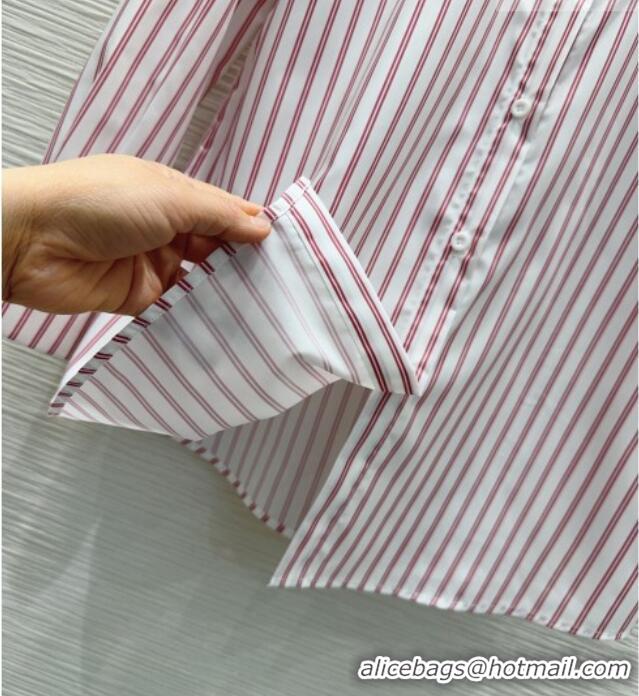 Market Sells Chanel Striped Cotton Shirt CH031103 Red 2026