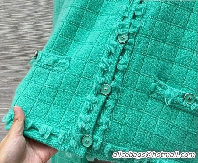 Fashion Discount Chanel Cashmere Cardigan CH031105 Green 2026