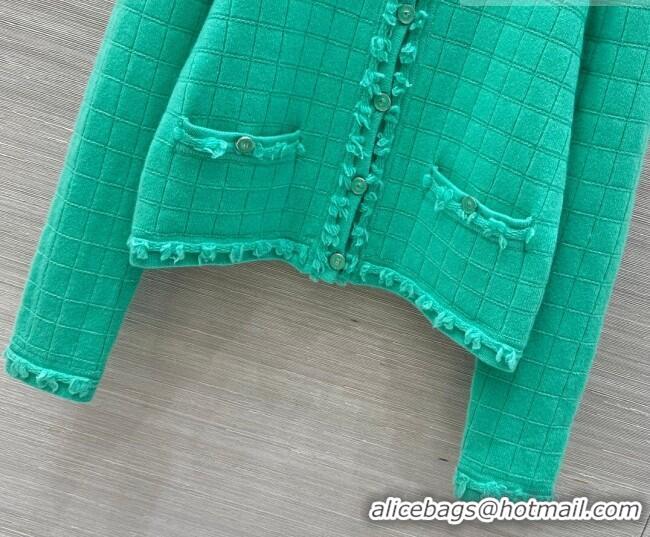 Fashion Discount Chanel Cashmere Cardigan CH031105 Green 2026