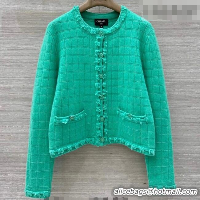 Fashion Discount Chanel Cashmere Cardigan CH031105 Green 2026