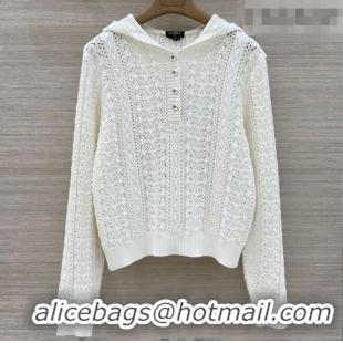Original Cheap Chanel Knit Shirt CH031106 White 2026