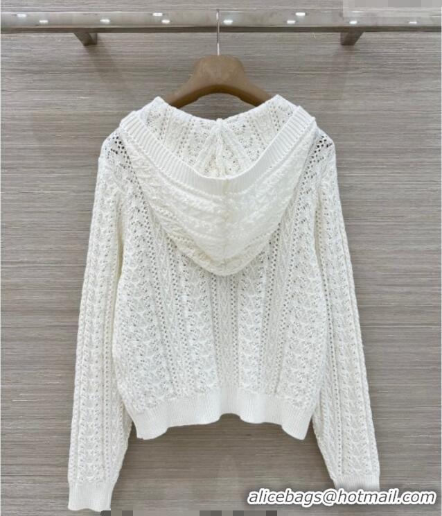 Original Cheap Chanel Knit Shirt CH031106 White 2026